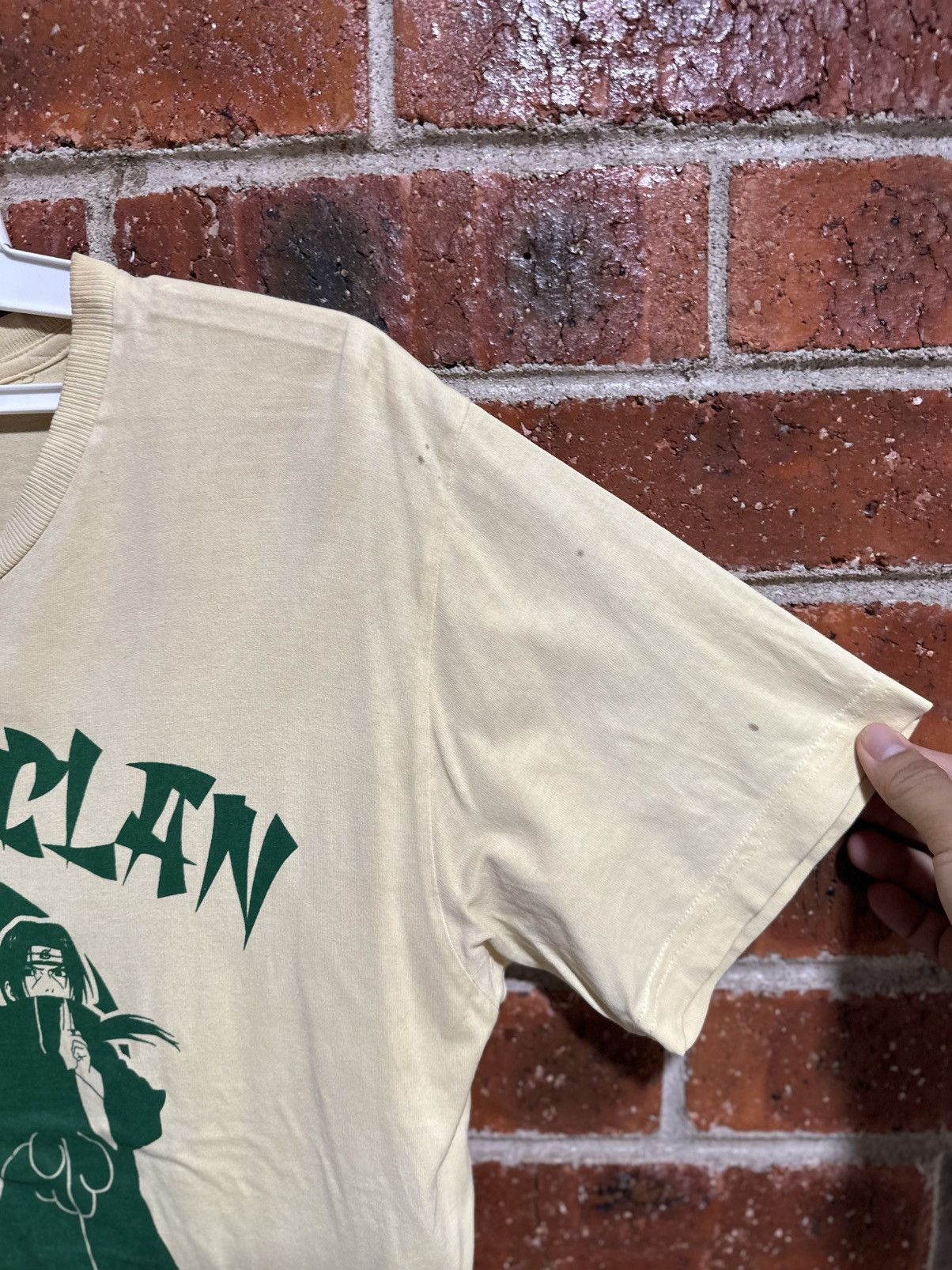 Anime Vintage Naruto Itache Clan Sun Faded Tee Size US M / EU 48-50 / 2 - 8 Thumbnail