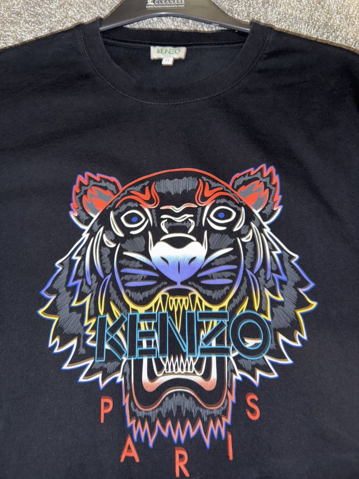 Kenzo Kenzo Black Tiger T-Shirt Size US XL / EU 56 / 4 - 2 Thumbnail