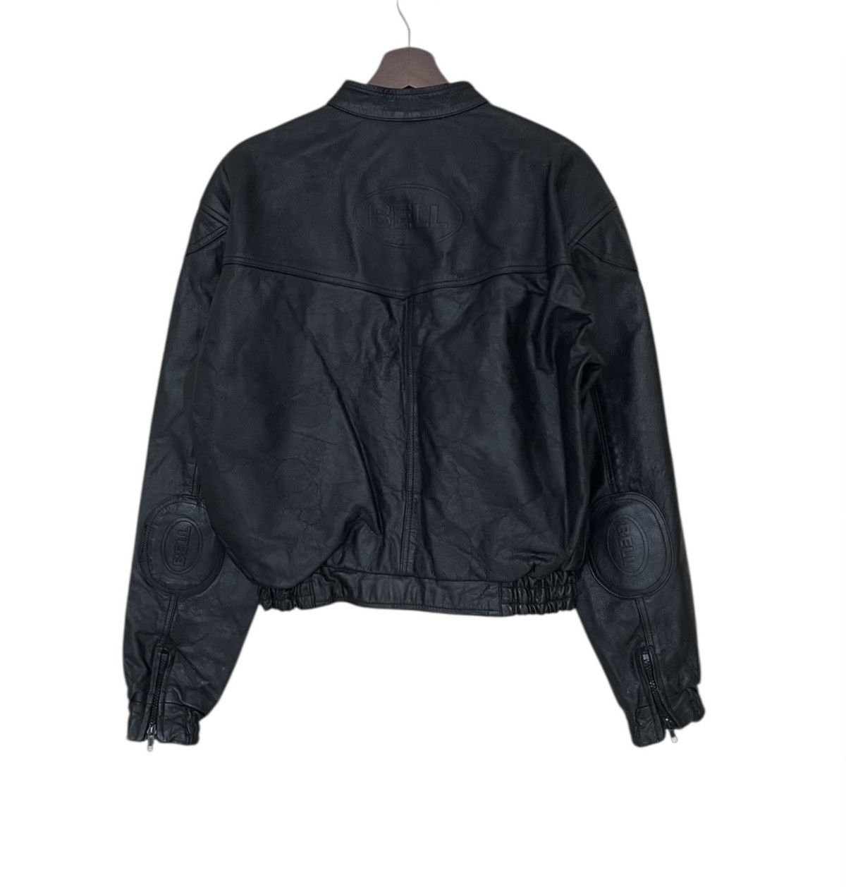 Vintage Vintage Racing Brand Bell Motorcycle Leather Jacket 1990s Size US XXL / EU 58 / 5 - 2 Thumbnail