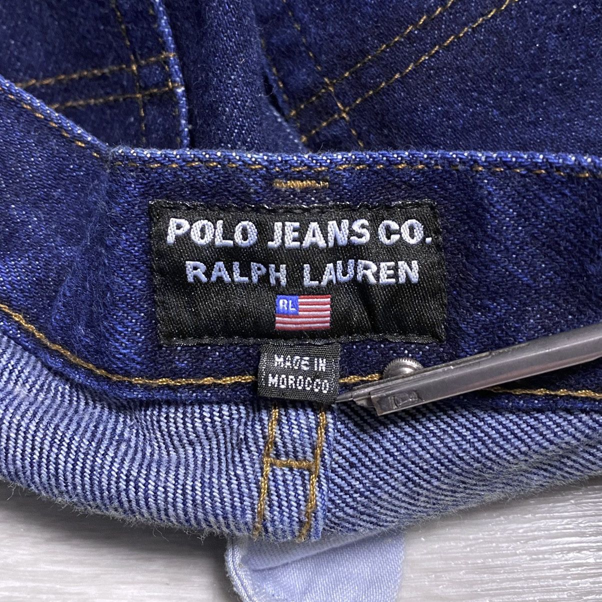Polo Ralph Lauren Polo Jeans Co. Ralph Lauren Navy Thick Flared Jeans Denim Size 28" / US 6 / IT 42 - 17 Thumbnail