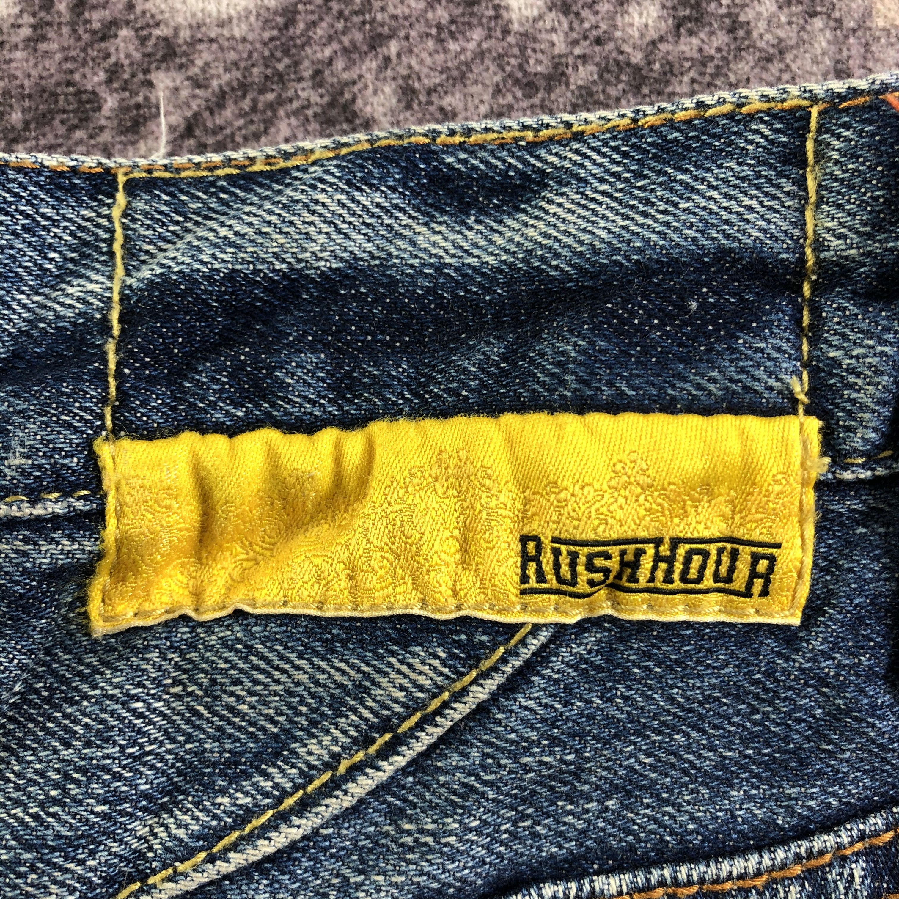 Japanese Brand Vintage Rush Hour Japan Selvedge Jeans-JM3550 Size US 38 / EU 54 - 5 Thumbnail