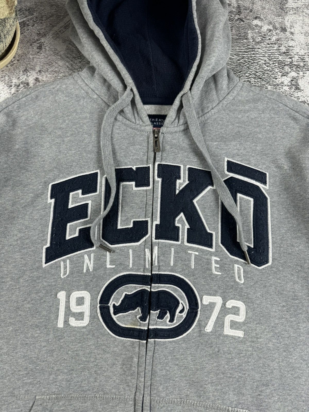 Ecko Unltd. Vintage Ecko Unltd Y2K Hip Hop Skateboarding Rap Zip Hoodie Size US L / EU 52-54 / 3 - 7 Thumbnail