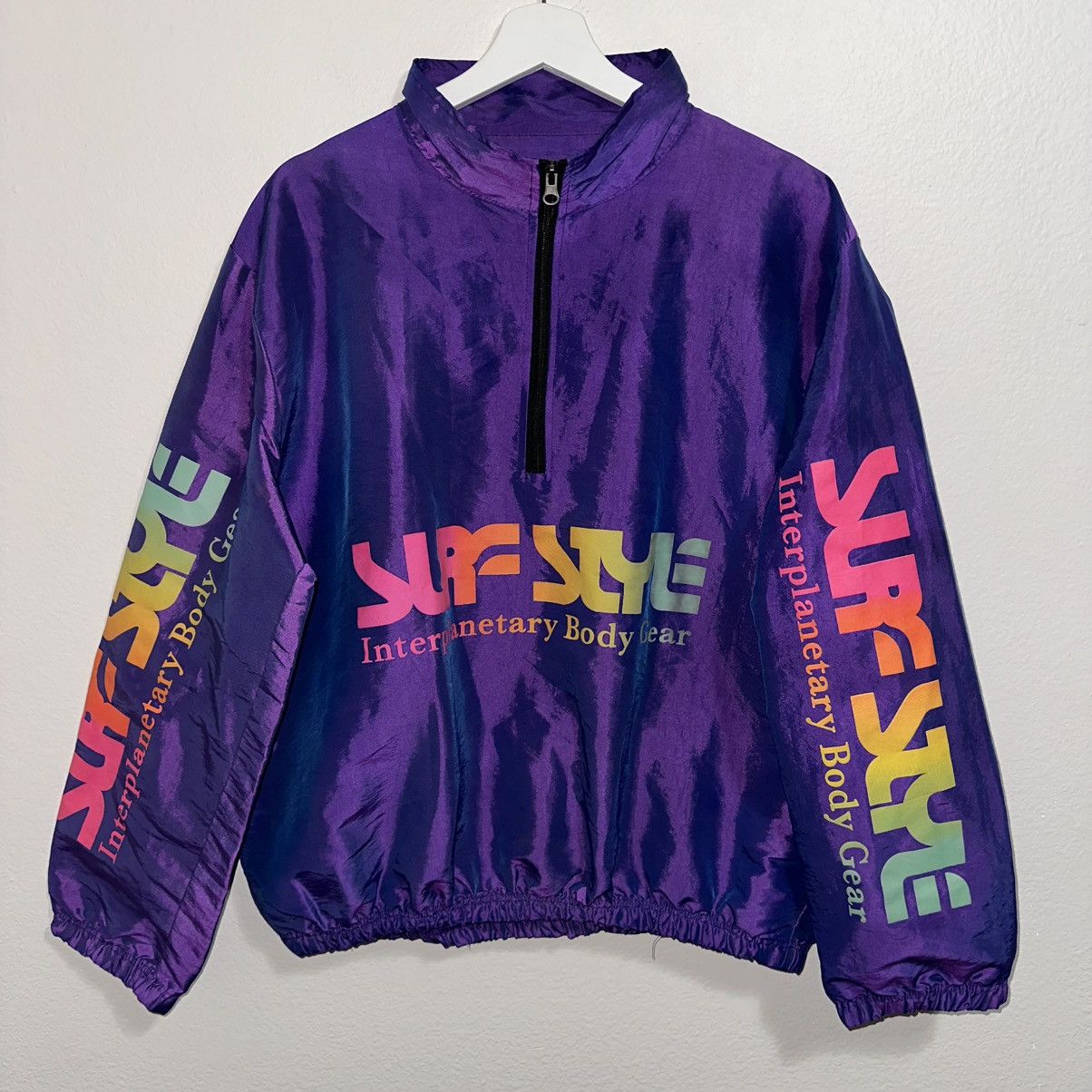 Urban Outfitters Surf Style Purple Windbreaker Size US M / EU 48-50 / 2 - 1 Thumbnail