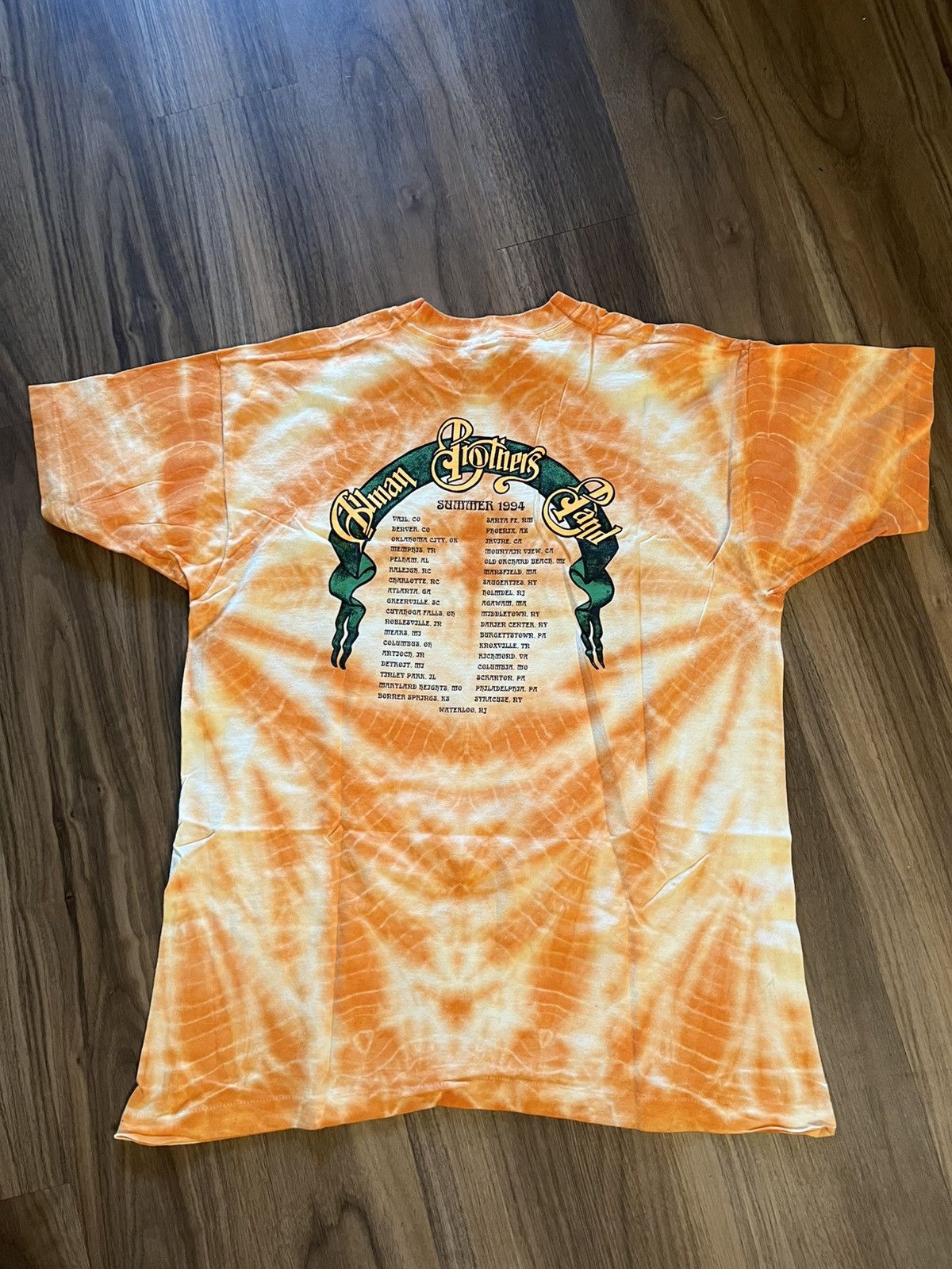 Band Tees Vintage 1994 Allman Brothers Band Concert T-shirt XL Size US XL / EU 56 / 4 - 3 Thumbnail