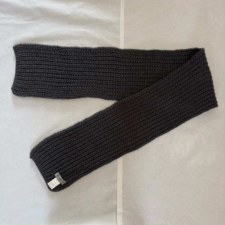 Yohji Yamamoto Yohji Yamamoto02 AW cement grey hand woven scarf 2503-Nexta Size ONE SIZE - 1 Thumbnail
