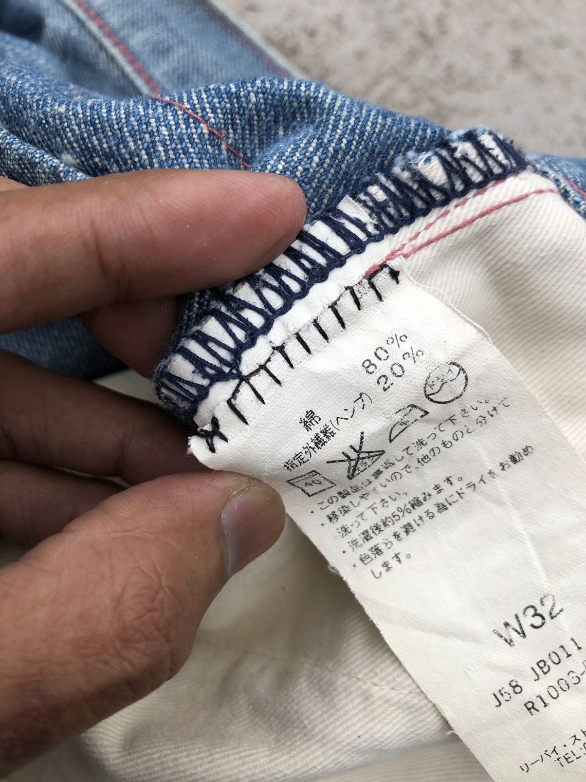 Levi's × Vintage VINTAGE BLUE SELVEDGE LEVIS DENIM Size US 32 / EU 48 - 5 Thumbnail