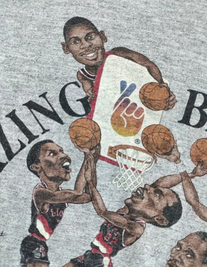 Salem Sportswear × Vintage Vintage Portland Traiblazers caricature 90s T-shirt Size US XL / EU 56 / 4 - 8 Thumbnail