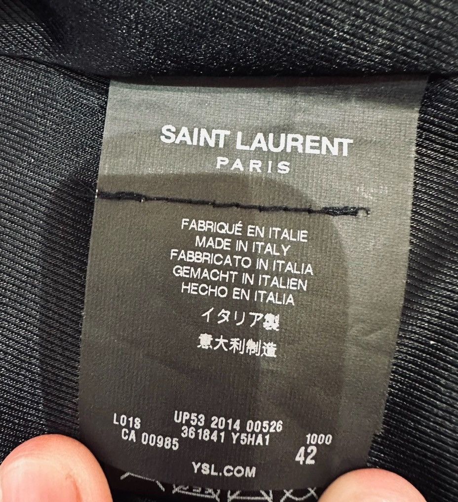 Saint Laurent Paris × Yves Saint Laurent Saint Laurent leather jacket2412-Nextarrow Size US XS / EU 42 / 0 - 5 Thumbnail