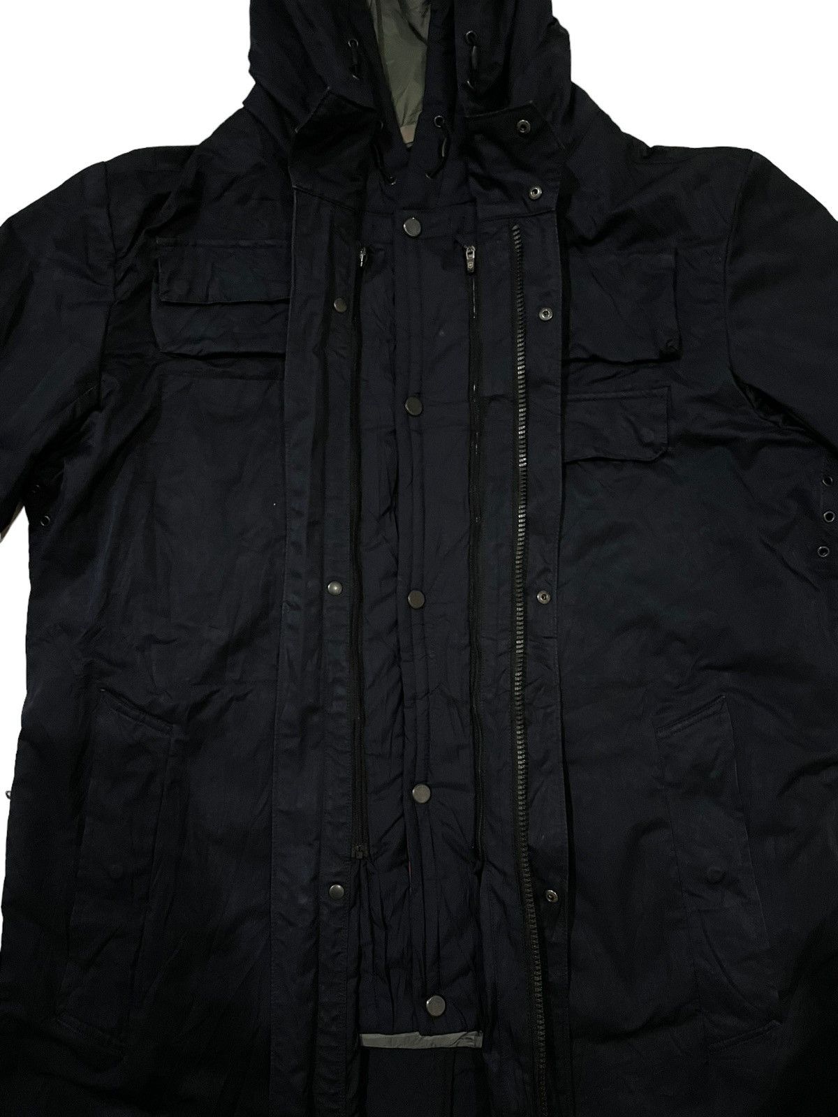 Victorinox × Vintage Y2k Vintage Victorinox Cross Multi-Pocket Trench Jacket Size US M / EU 48-50 / 2 - 13 Thumbnail