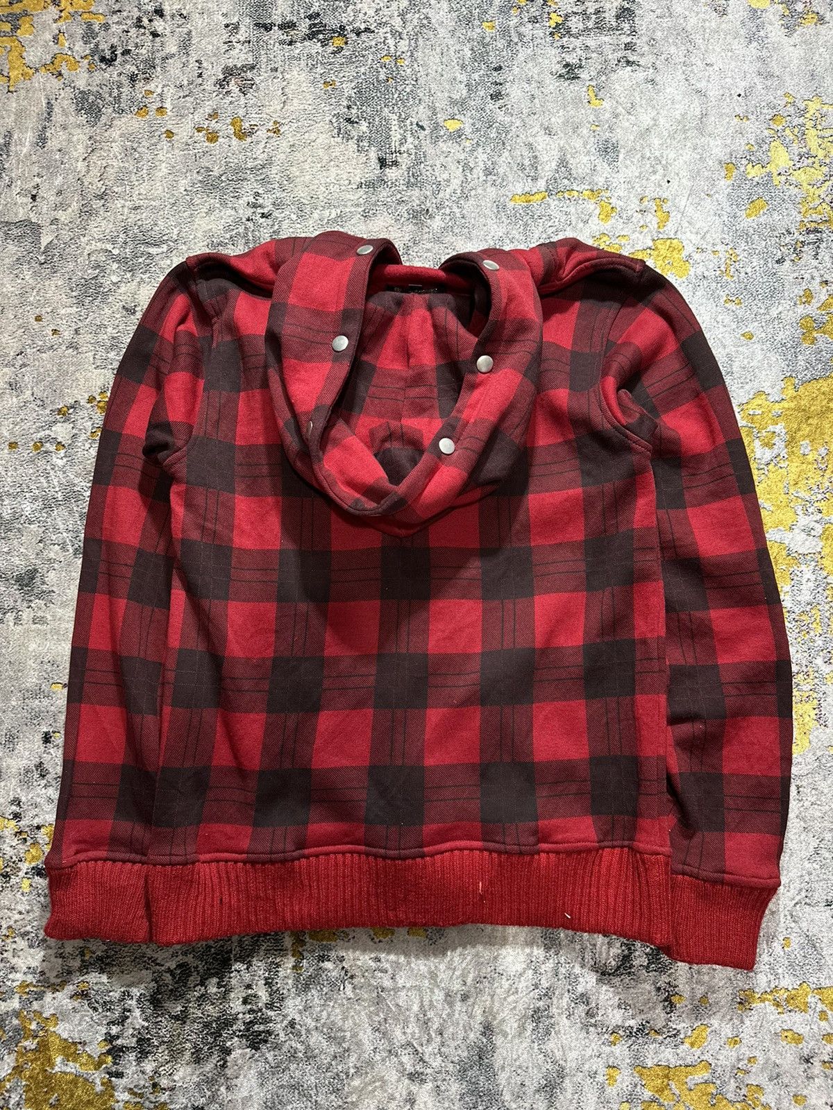 14th Addiction ASSYMETRICAL PLAID BULLET NOISE MULTIZIPPER GOTHIC LGB STYLE Size US M / EU 48-50 / 2 - 10 Thumbnail
