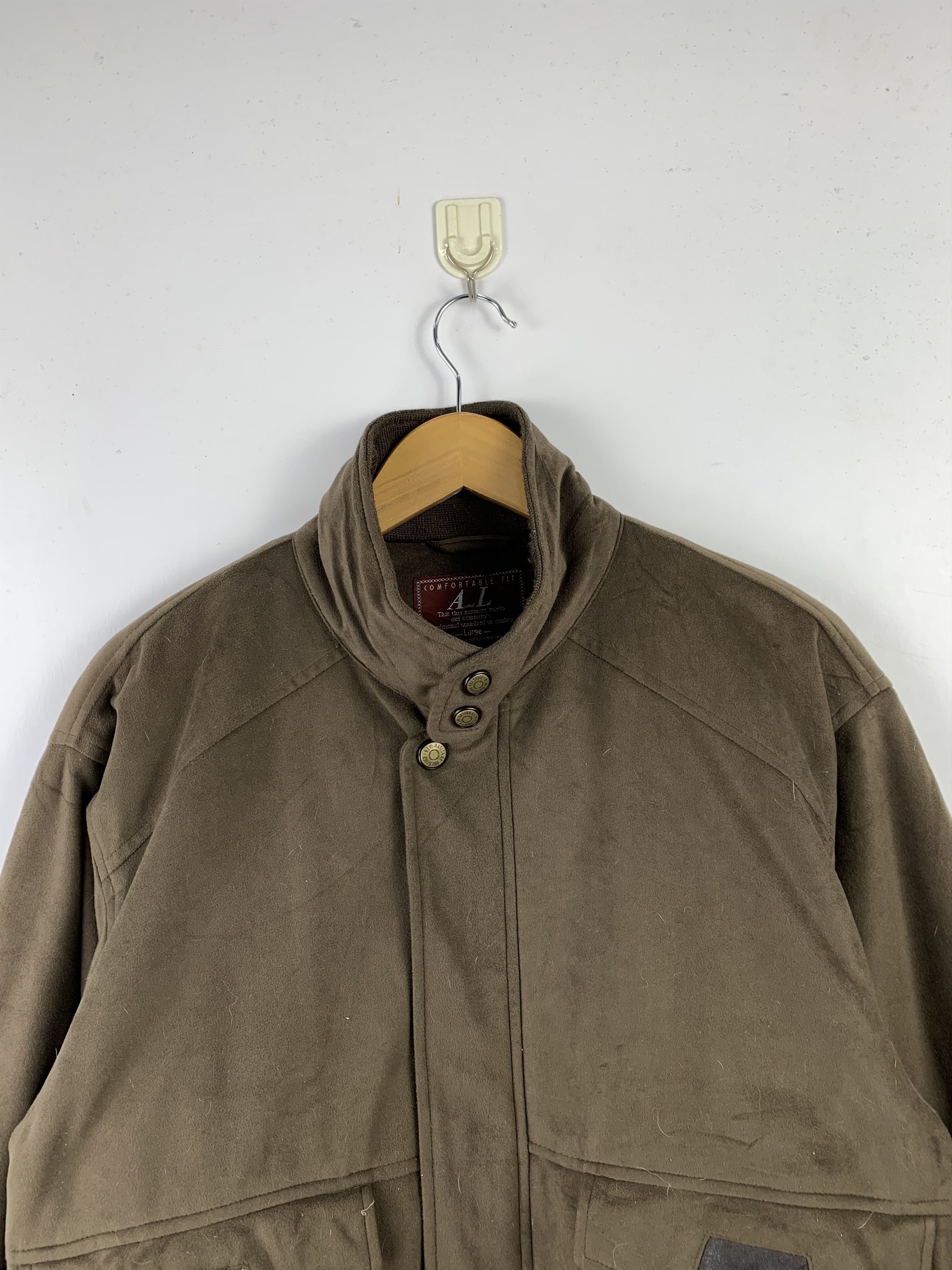 Japanese Brand Vintage 80s Japanese Brand wool Bomber Jackets J1501 Size US L / EU 52-54 / 3 - 2 Thumbnail