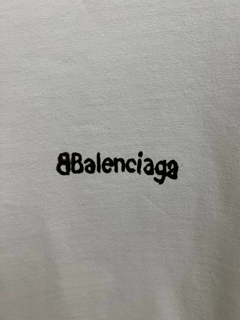 Balenciaga Balenciaga New Graffiti Double B Short Sleeve Shirt-2505 Size US XS / EU 42 / 0 - 3 Thumbnail