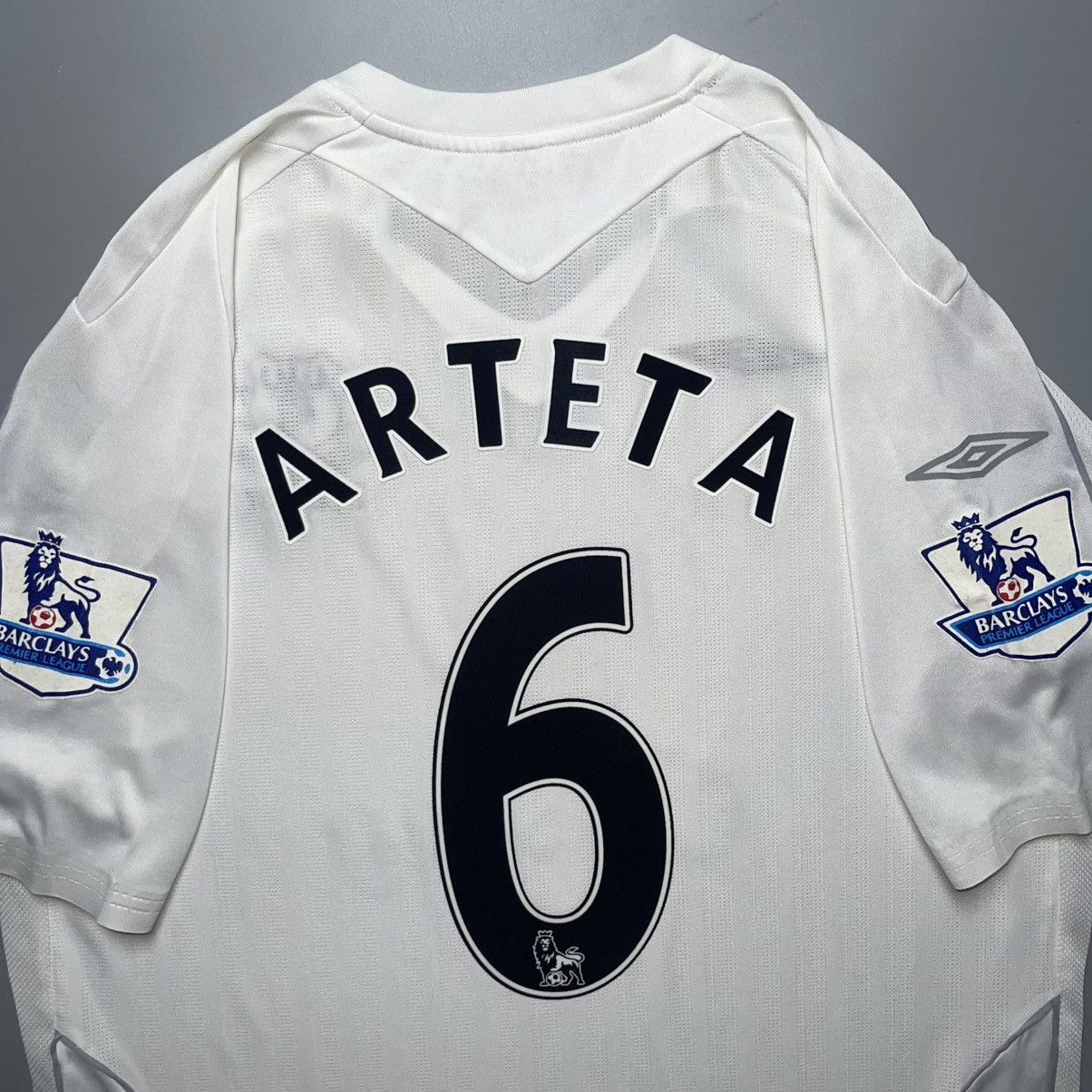 Umbro EVERTON UMBRO 2007/2008 FOOTBALL AWAY JERSEY #6 ARTETA Size US XXL / EU 58 / 5 - 9 Thumbnail