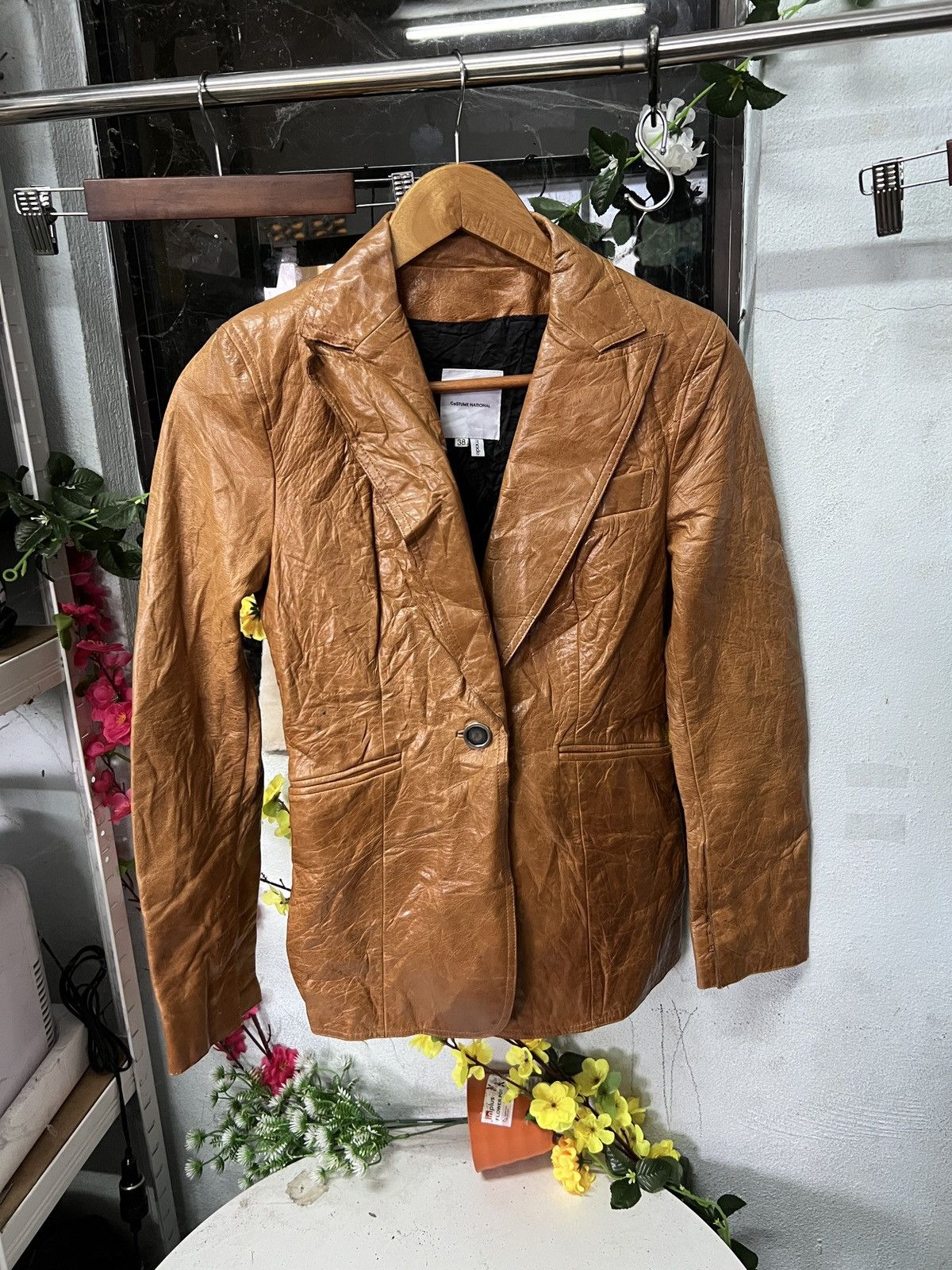 Costume National Vintage costume Natianol Leather Blezar Size S / US 4 / IT 40 - 1 Thumbnail