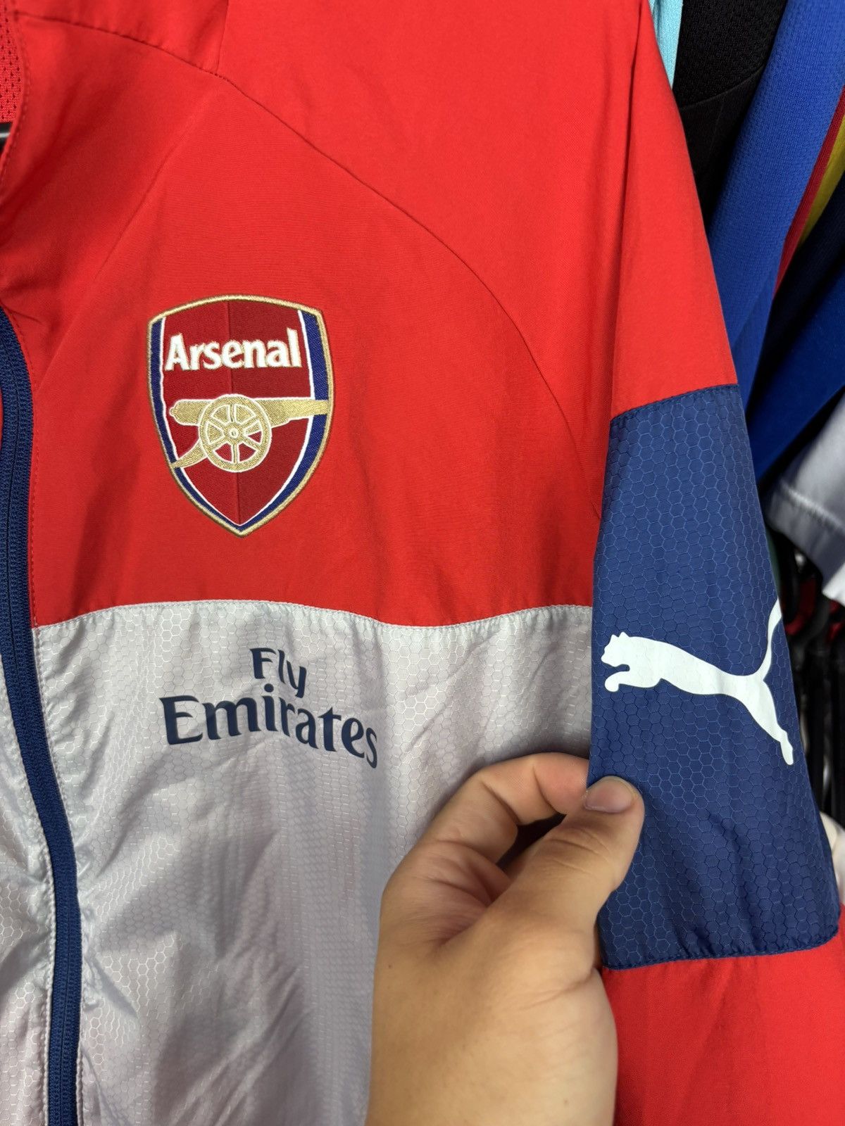 Puma Puma Arsenal 2014 Football Jacket Training Soccer Track Top Size US L / EU 52-54 / 3 - 3 Thumbnail