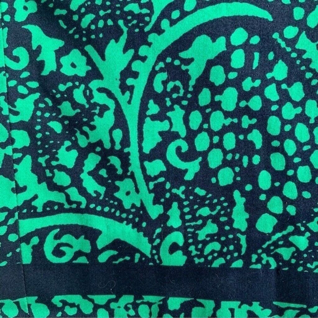 Ann Taylor Ann Taylor Factory Green Patterned Mini Pencil Skirt Size 4 Size 27" / US 4 / IT 40 - 4 Thumbnail