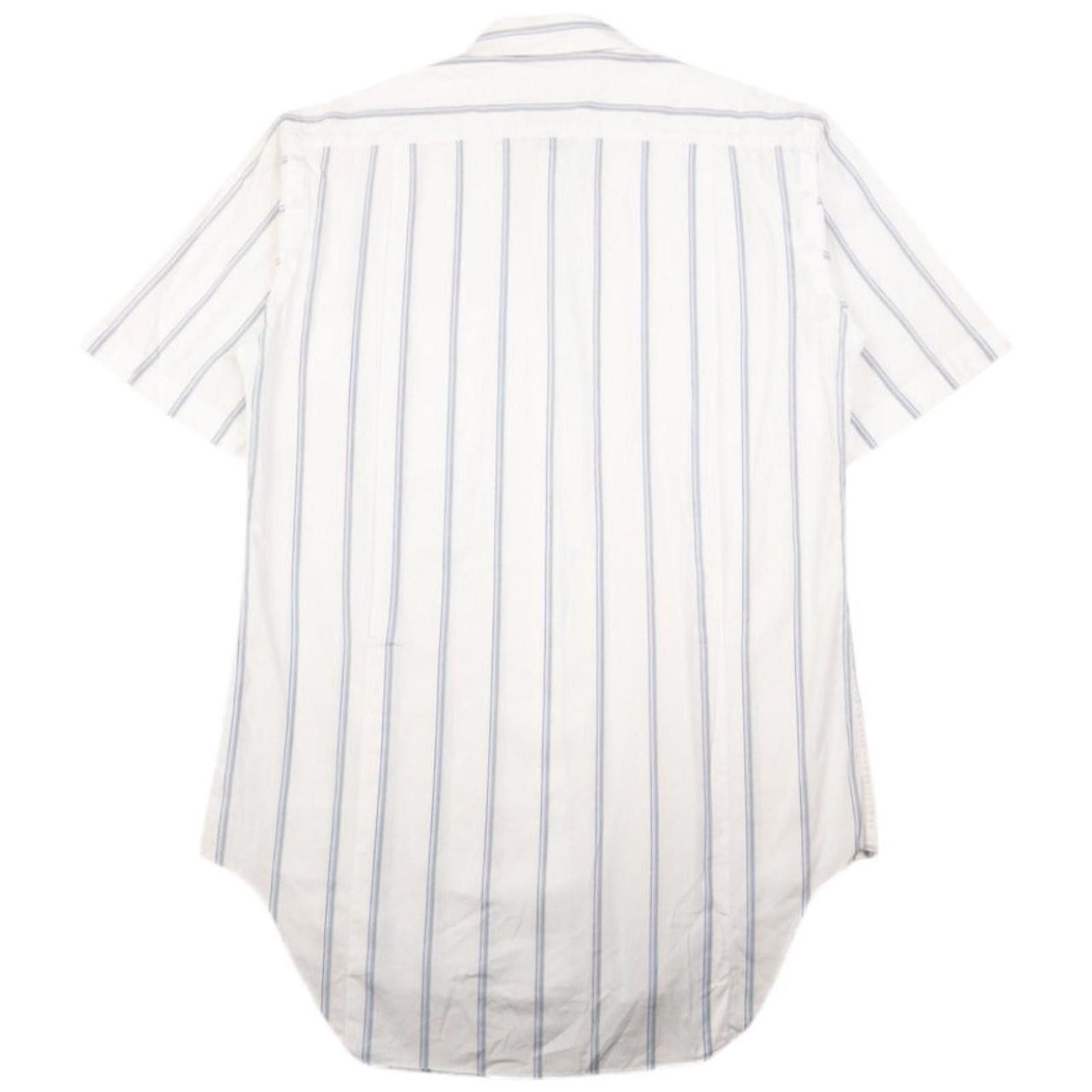 Issey Miyake Vintage Issey Miyake Striped Short Sleeve Button Up Shirt M Size US M / EU 48-50 / 2 - 2 Thumbnail