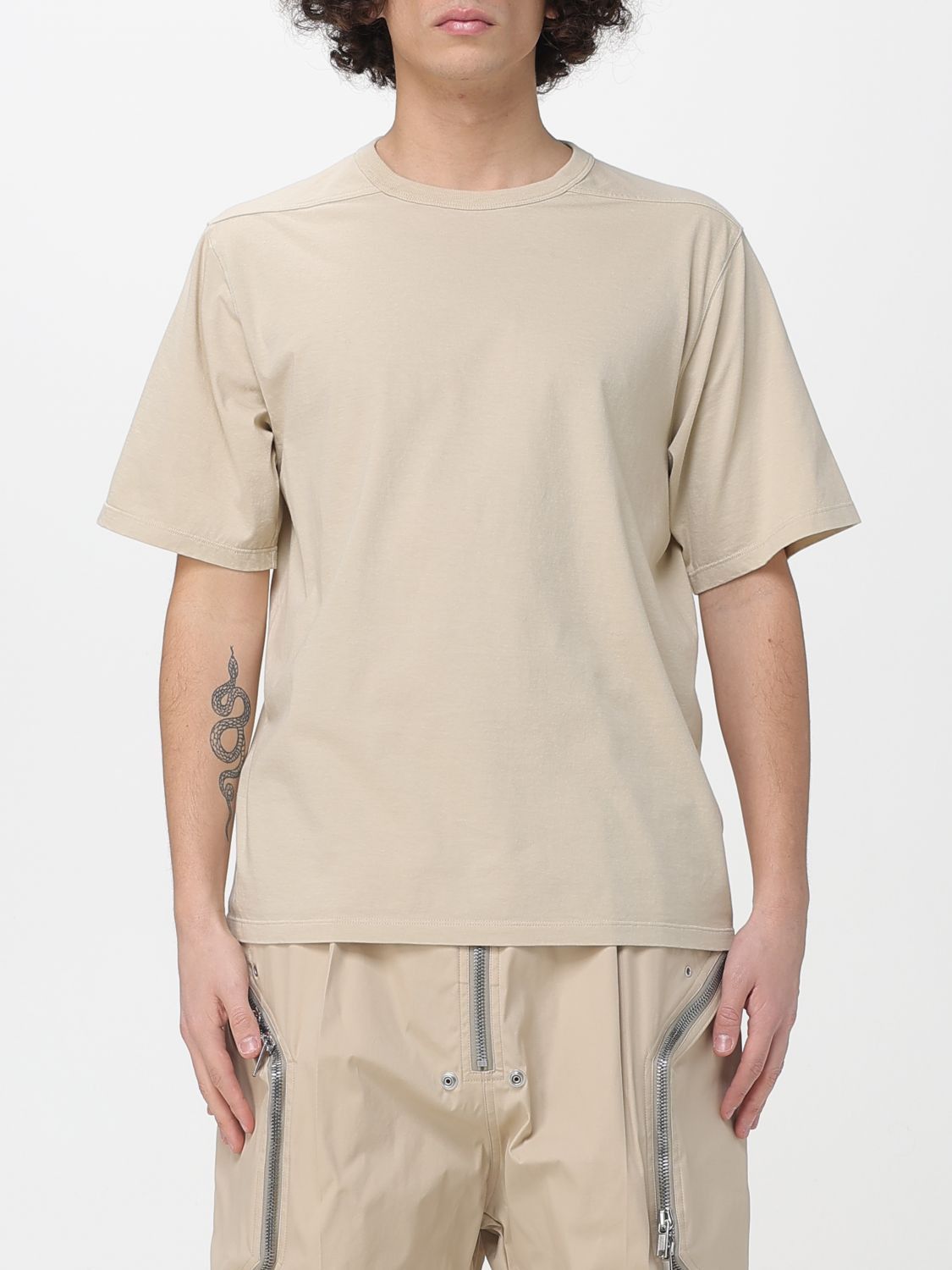 Rick Owens Rick Owens T-Shirt Men Sand Size US L / EU 52-54 / 3 - 1 Thumbnail