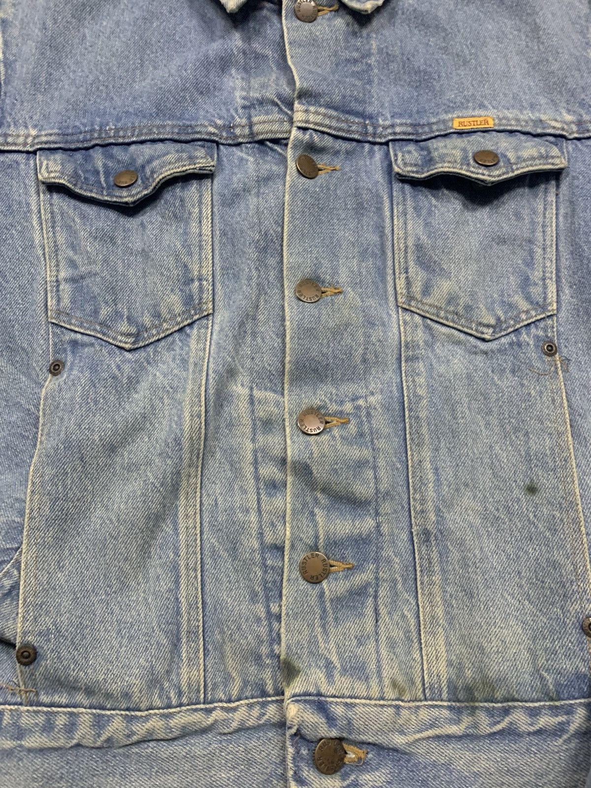 Rustler Vintage 1990s Rustler Denim Jean Jacket Size US M / EU 48-50 / 2 - 3 Thumbnail