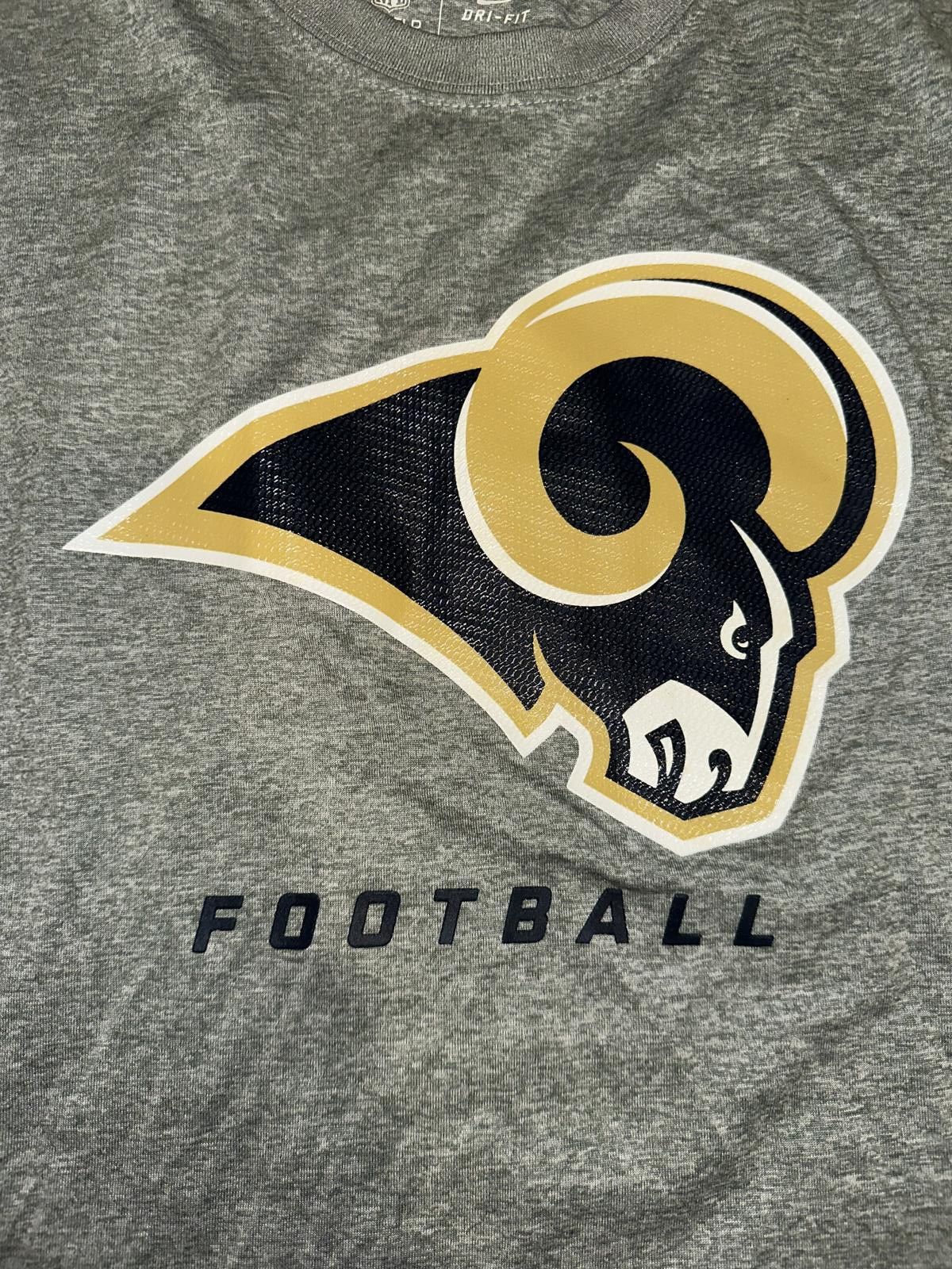 Nike Vintage Nike Men’s NFL LA Rams Dri-Fit Team Issue L/S Performance T-Shirt Grey Size US L / EU 52-54 / 3 - 3 Thumbnail