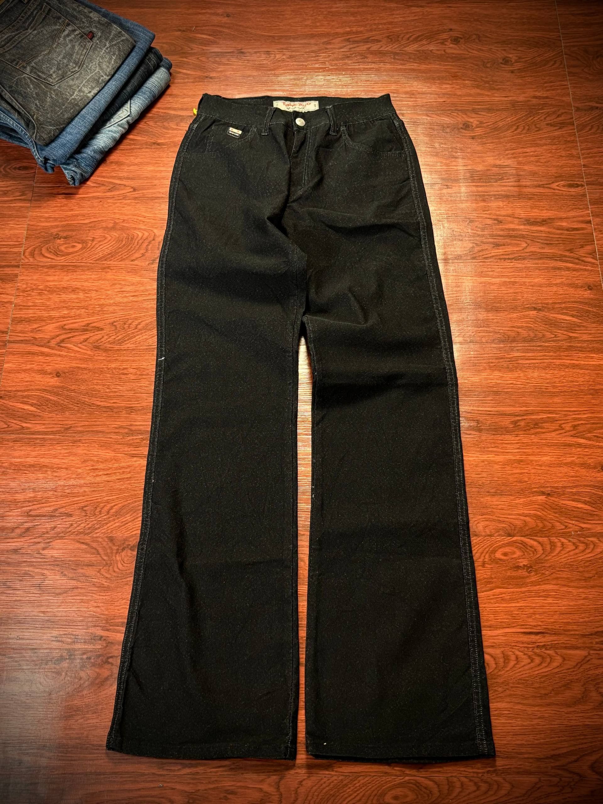If Six Was Nine 2000s Take Two Japanese Denim Bootcut Y2K Style Jeans Size 28" / US 6 / IT 42 - 3 Thumbnail