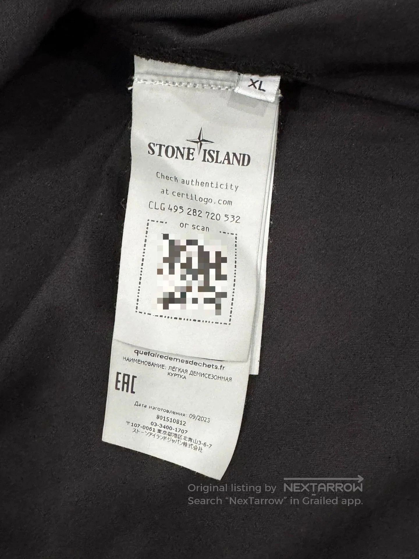 Stone Island Stone Island Black Zip Pocket Jacket XL. Size US XL / EU 56 / 4 - 8 Thumbnail