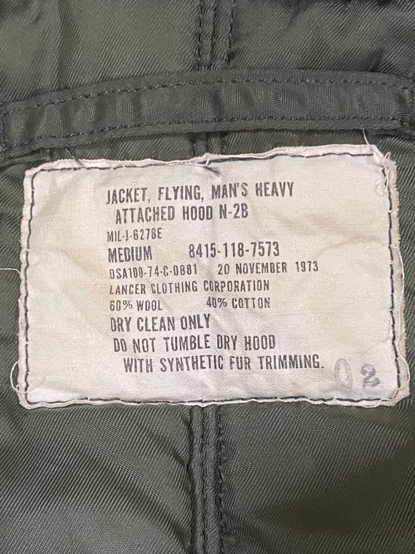 Alpha Industries Vintage 70s US Army N-2B Flying Jacket Size US M / EU 48-50 / 2 - 22 Thumbnail