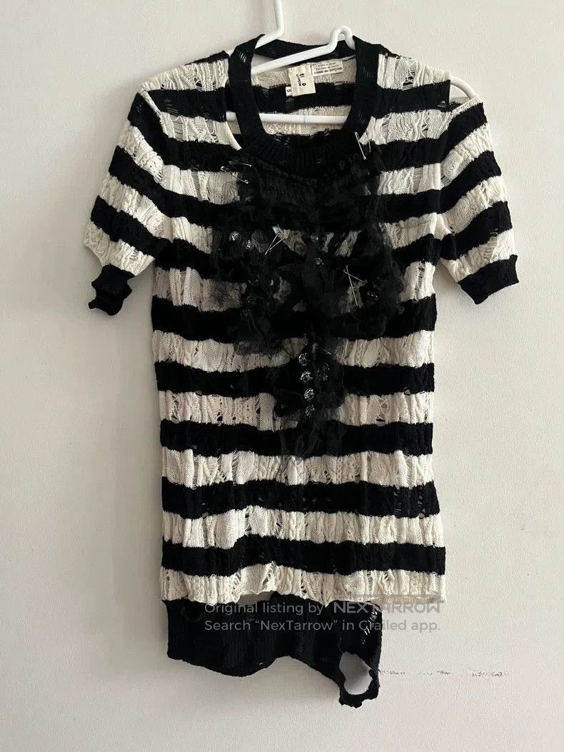 Comme des Garcons Comme des Garçons Striped Knit Short Sleeve - dmc. Size US S / EU 44-46 / 1 - 2 Thumbnail
