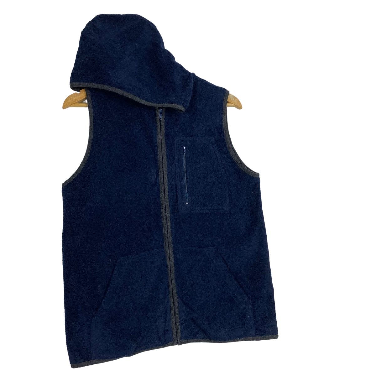 Japanese Brand POSH BOY SPORTS FULLZIP HOODIES FLEECE VEST Size US S / EU 44-46 / 1 - 3 Thumbnail