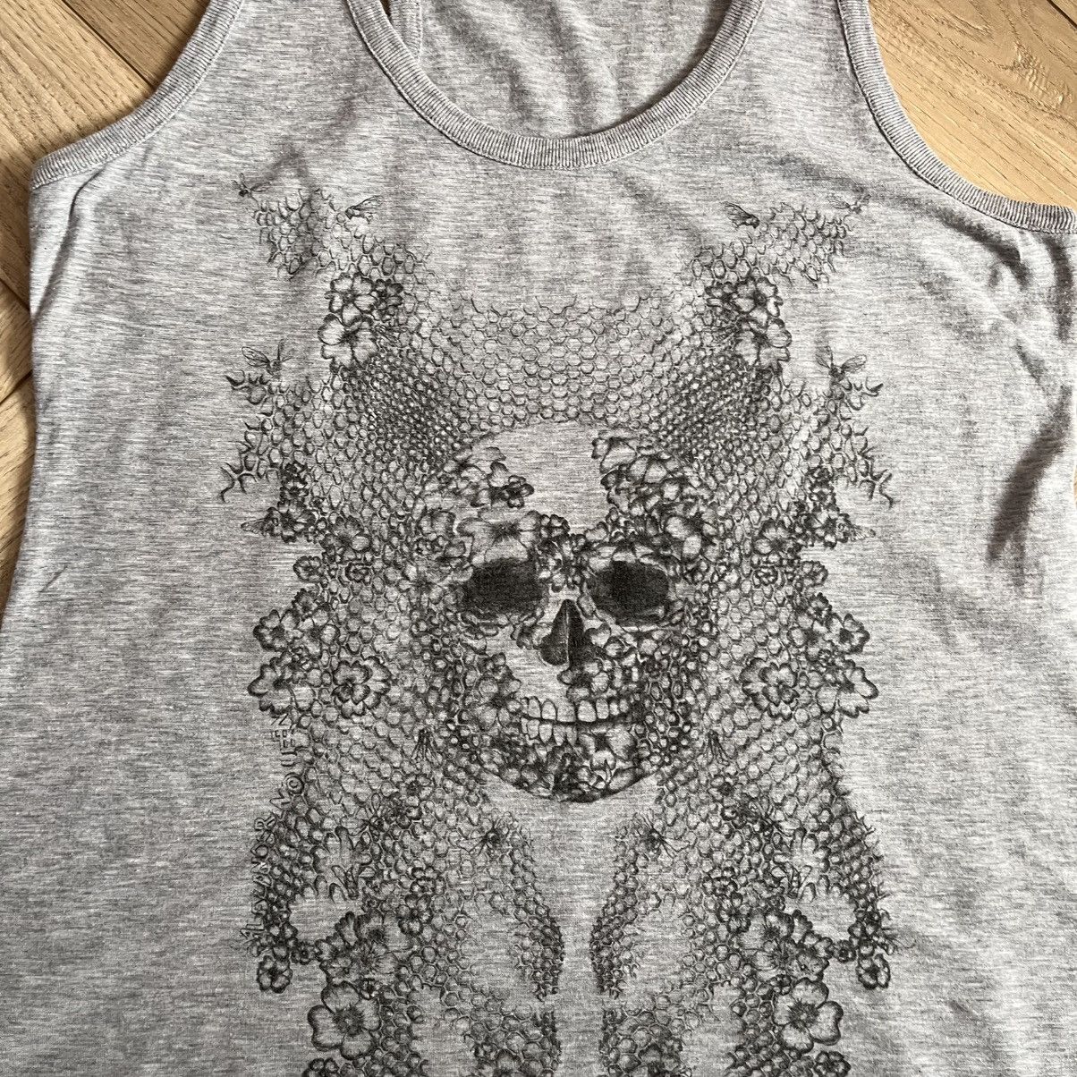 Alexander McQueen Alexander McQueen Skull and Flowers Vest Top Size M / US 6-8 / IT 42-44 - 3 Thumbnail