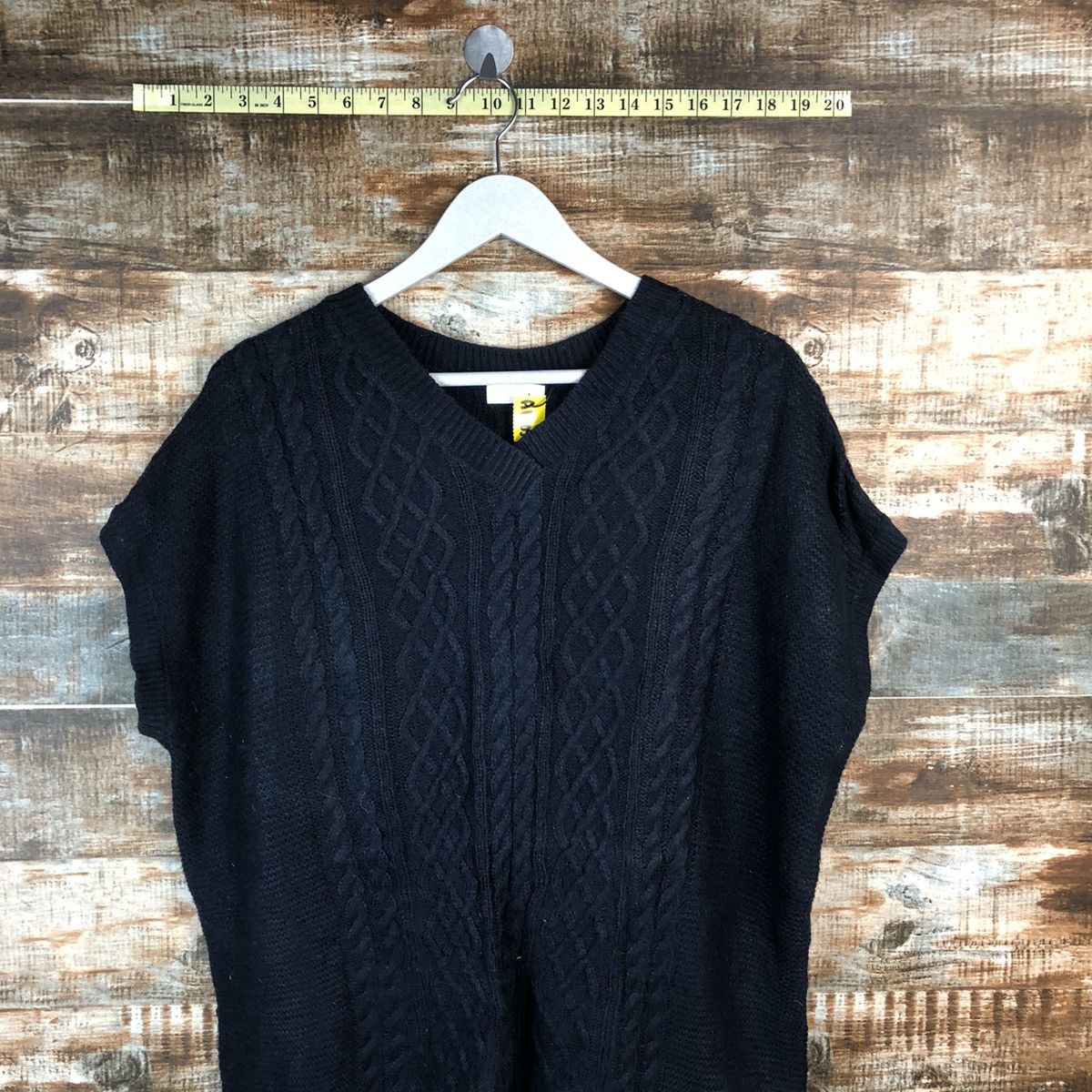 Homespun Knitwear × Japanese Brand Japanese Brand Dark Blue cable Knitwear #A1805 Size US L / EU 52-54 / 3 - 2 Thumbnail