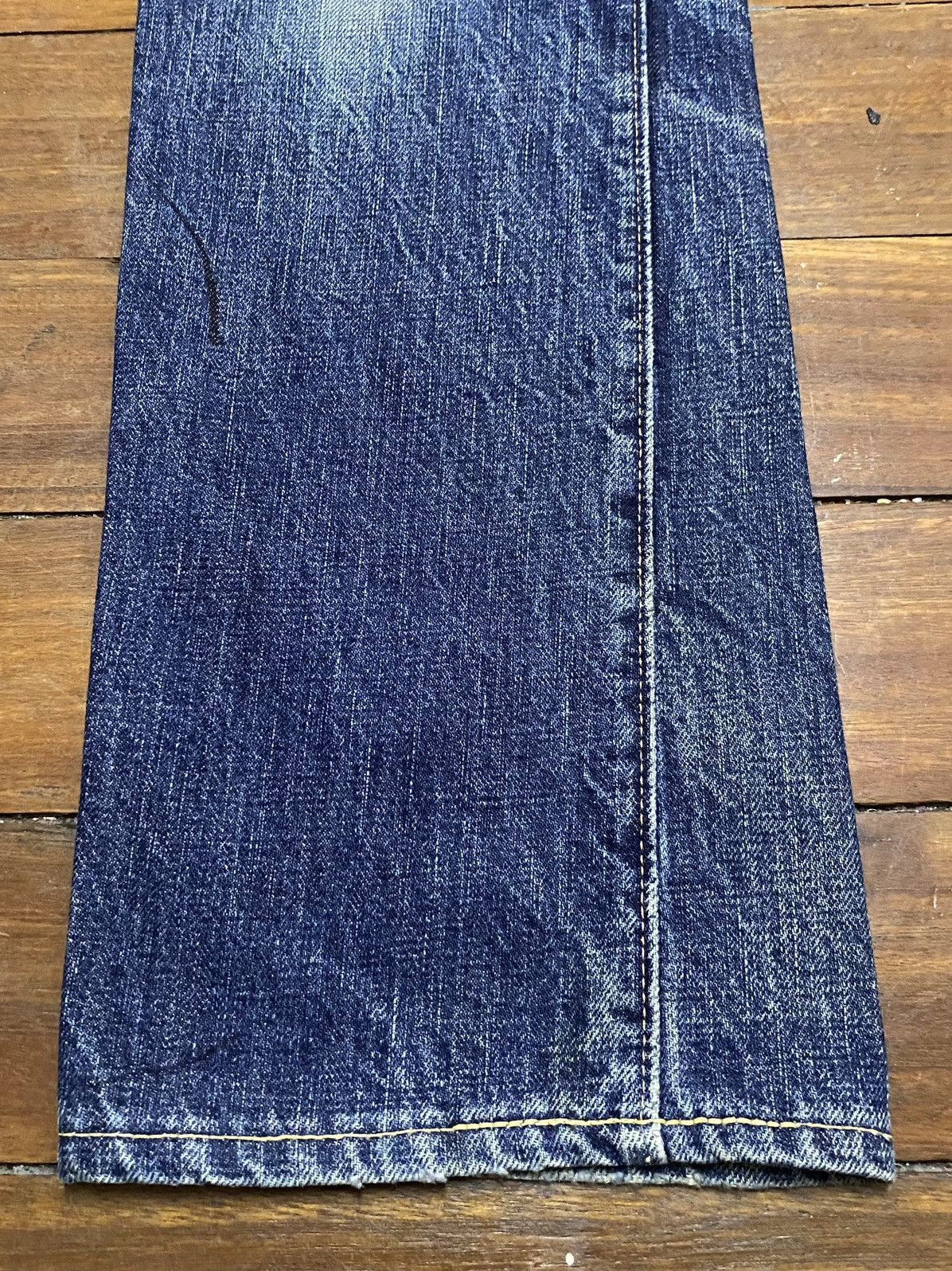 Full Count & Co. Rare Design Vintage Japanese Brand Full Count Jeans 2000s Size US 29 - 5 Thumbnail