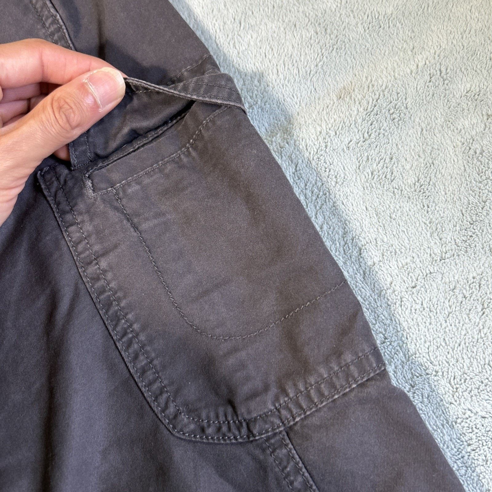 Eddie Bauer Straight Cargo Pants Wms 10 36x30 Hamilton Utility Surplus Size 36" / US 14 / IT 50 - 7 Thumbnail