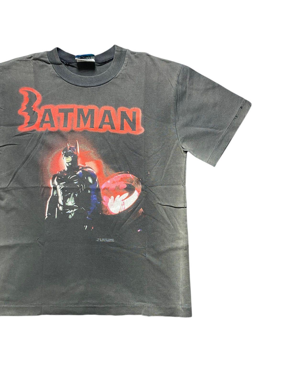 Vintage VINTAGE BATMAN 1995 DC COMIC FADED Size US XXS / EU 40 - 3 Thumbnail