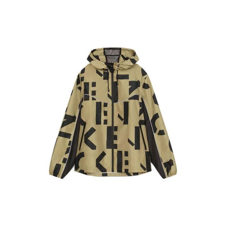 Kenzo KENZO Logo Print Hooded Windbreaker Jacket -2507 Size US M / EU 48-50 / 2 - 2 Thumbnail