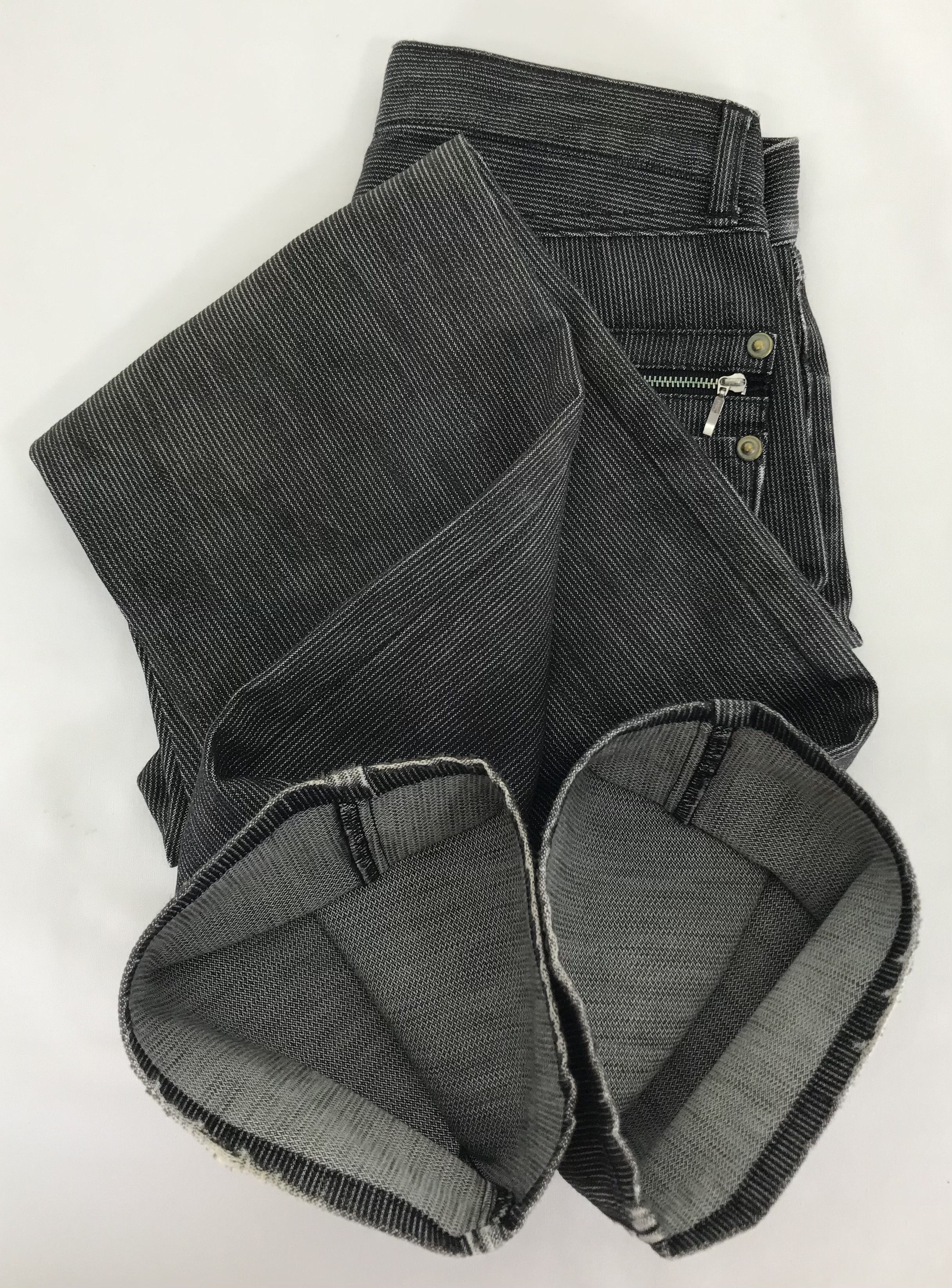 semanticdesign Vintage Semantic Design Striped Flare Jeans Size 27" / US 4 / IT 40 - 13 Thumbnail