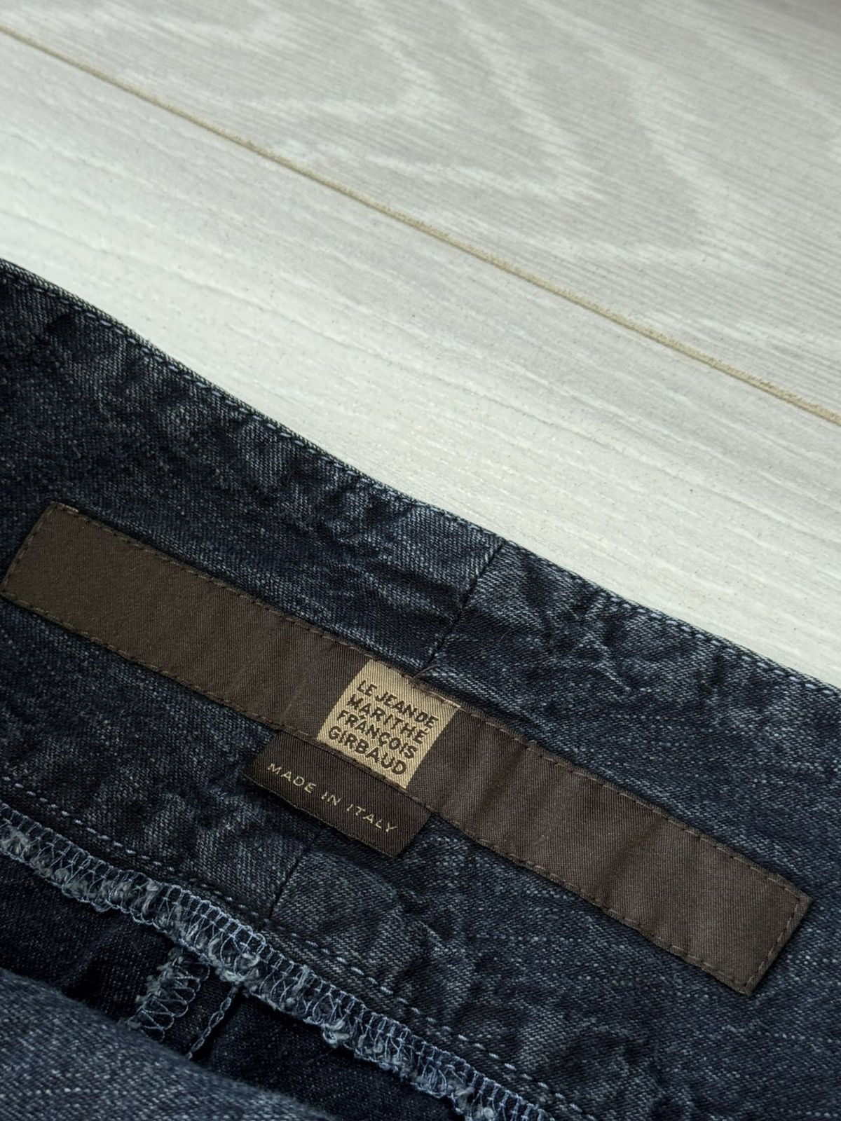 Marithe + Francois Girbaud Marithe Francois Girbaud Avant Garde Flared Denim Jeans Size 30" / US 8 / IT 44 - 12 Thumbnail