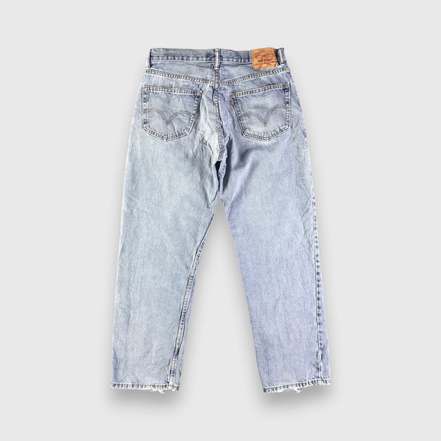 Levi's Vintage Blue Wash Levis 550 Jeans-J4223 Size US 33 - 2 Thumbnail