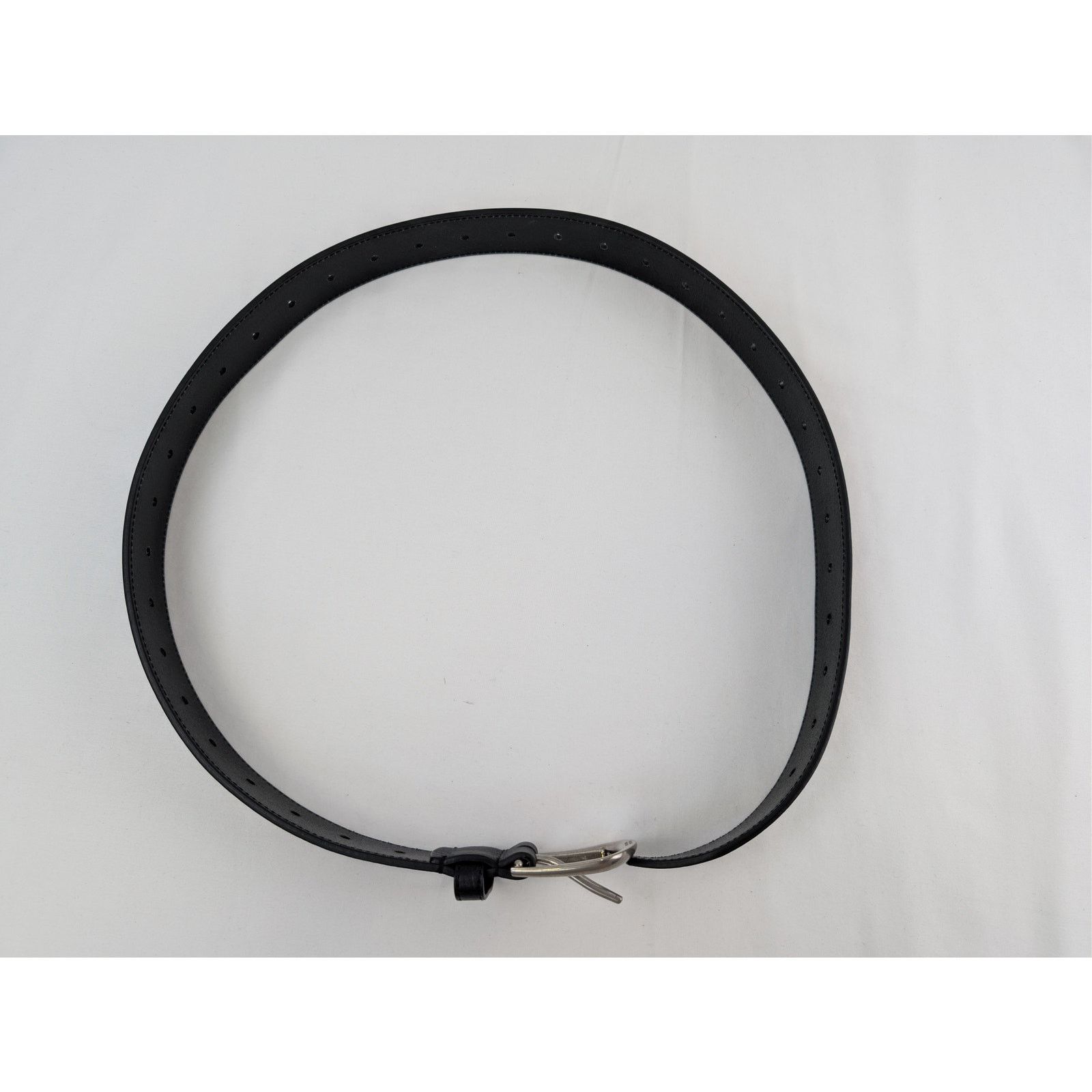 Balenciaga o1rshd1 Q:2 / Size: 85 / Vegetal Calf Half Moon Belt Black Size 34 - 5 Thumbnail