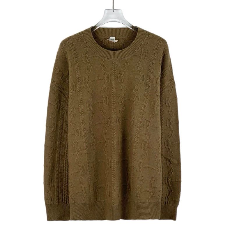 Hermes Hermes Brown Wool Knit Sweater Size US S / EU 44-46 / 1 - 1 Thumbnail