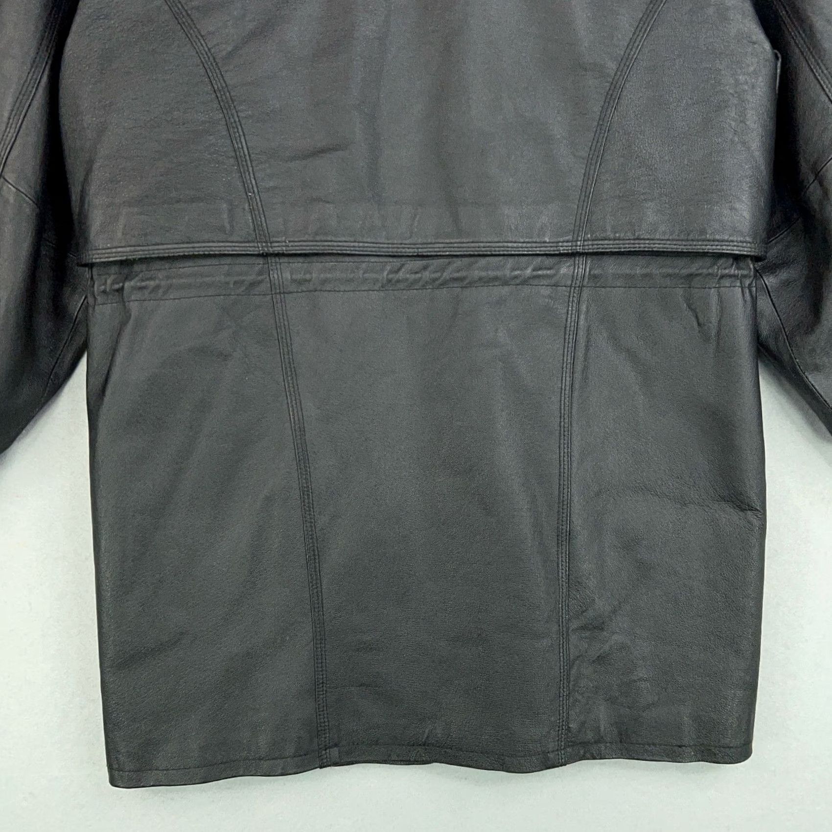 G-III VINTAGE G III Jacket Womens Medium Leather Hooded Full Zip Edgy Motorcycle Urban Mens Womens Size M / US 6-8 / IT 42-44 - 5 Thumbnail