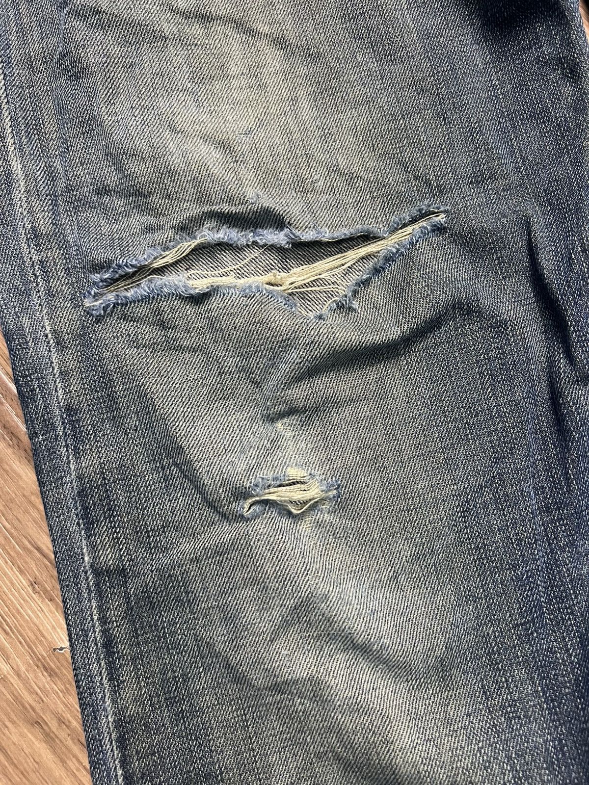 Replay VINTAGE Replay Blue Jeans Distressed Denim Straight Leg (45) Size US 34 / EU 50 - 6 Thumbnail