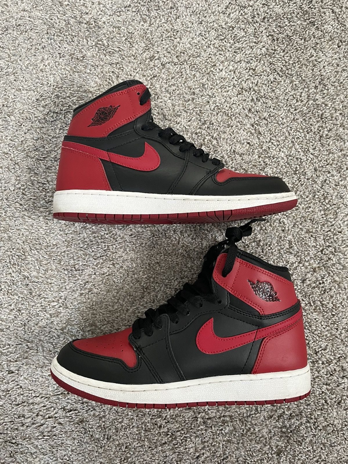 Jordan Brand Air Jordan 1 Retro OG Bred Size US 6 / EU 39 - 2 Thumbnail