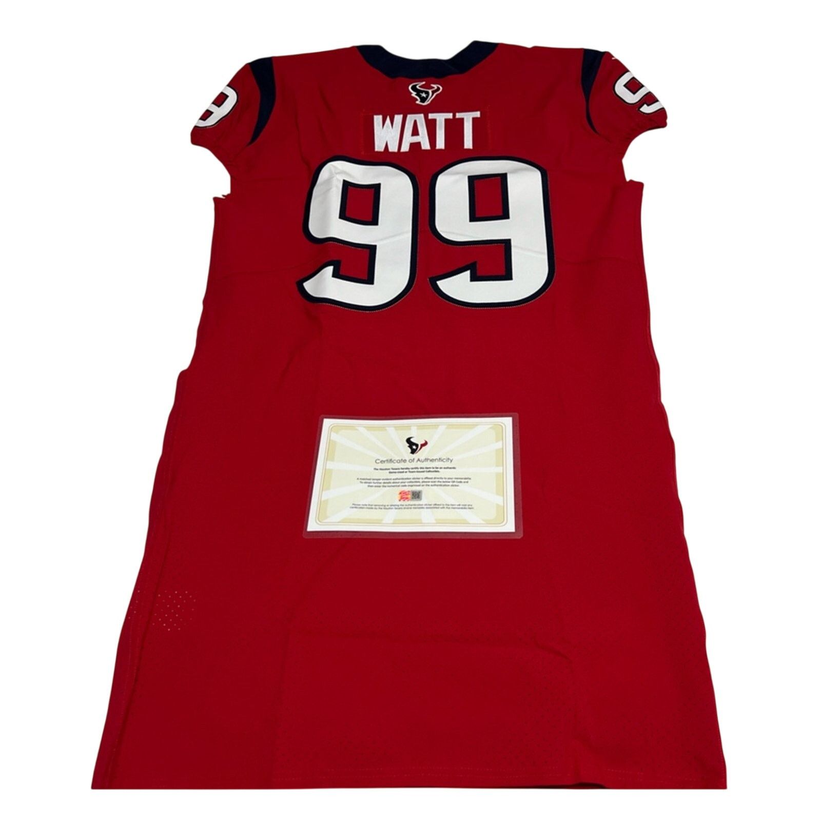 Nike JJ Watt Houston Texans Game Issued Jersey Captain WPMY Patch Size US XL / EU 56 / 4 - 7 Thumbnail