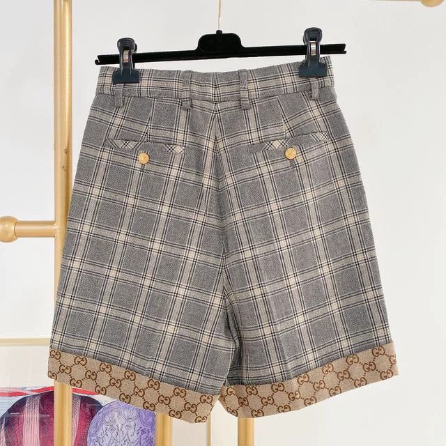 Gucci Gucci Vintage plaid shorts Size 42" / US 20 - 2 Thumbnail