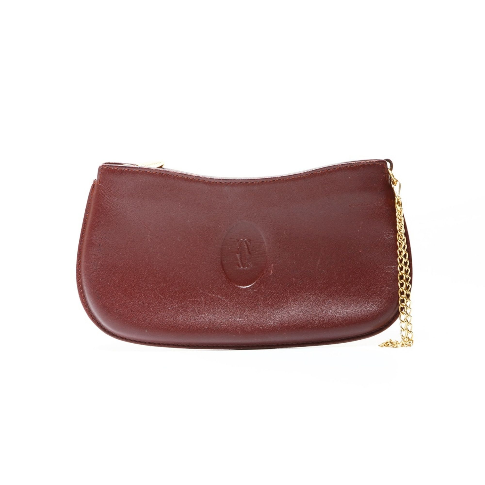 Celine Celine Must Do Leather Pouch, Red, WS25488 Size ONE SIZE - 1 Thumbnail