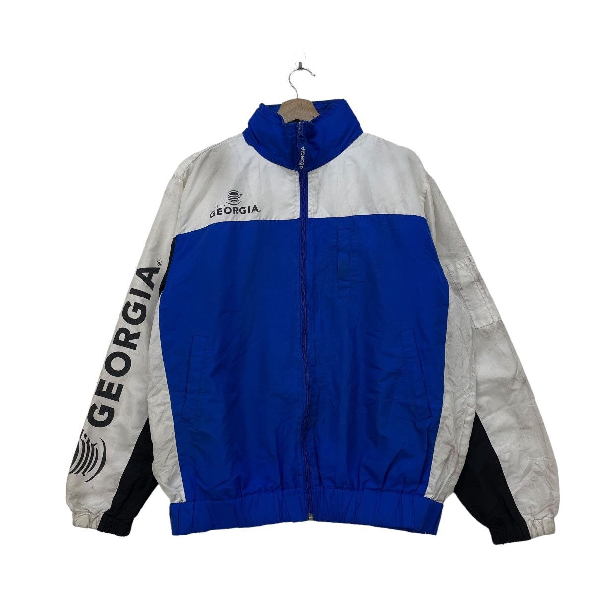 Japanese Brand × Vintage Georgia Coffee Nice Design Multi Colour Light Jacket Size US M / EU 48-50 / 2 - 2 Thumbnail