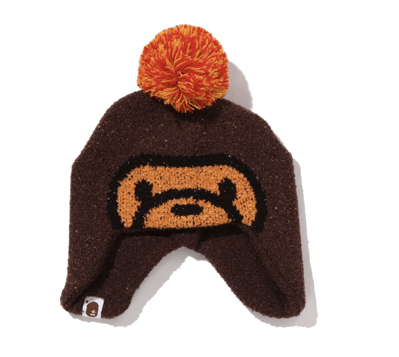 Bape Bape MILO FACE KNIT CAP Kids Size ONE SIZE - 1 Thumbnail