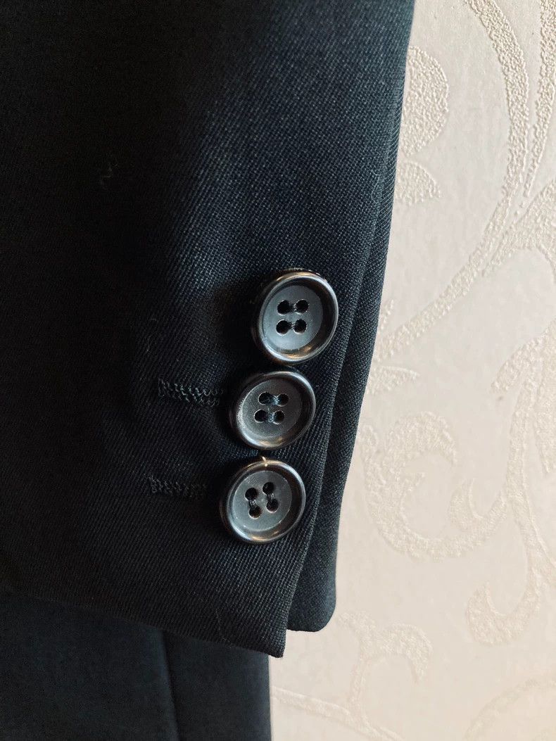 Comme des Garcons Comme des Garcons wool flat lapel collar three-button suit Size US S / EU 44-46 / 1 - 3 Thumbnail