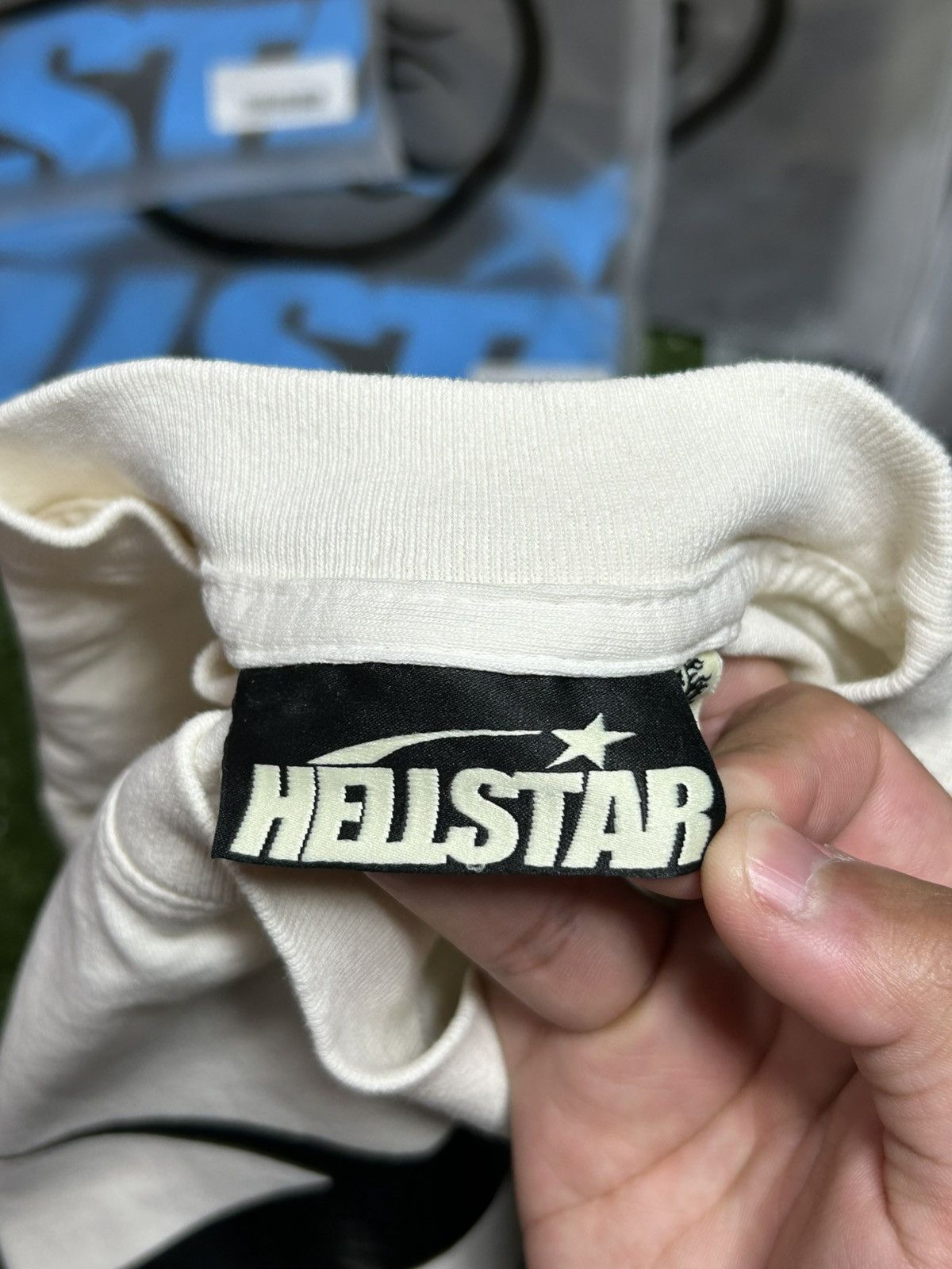HELLSTAR Hellstar classic tee white/black gel print Size US XL / EU 56 / 4 - 3 Thumbnail